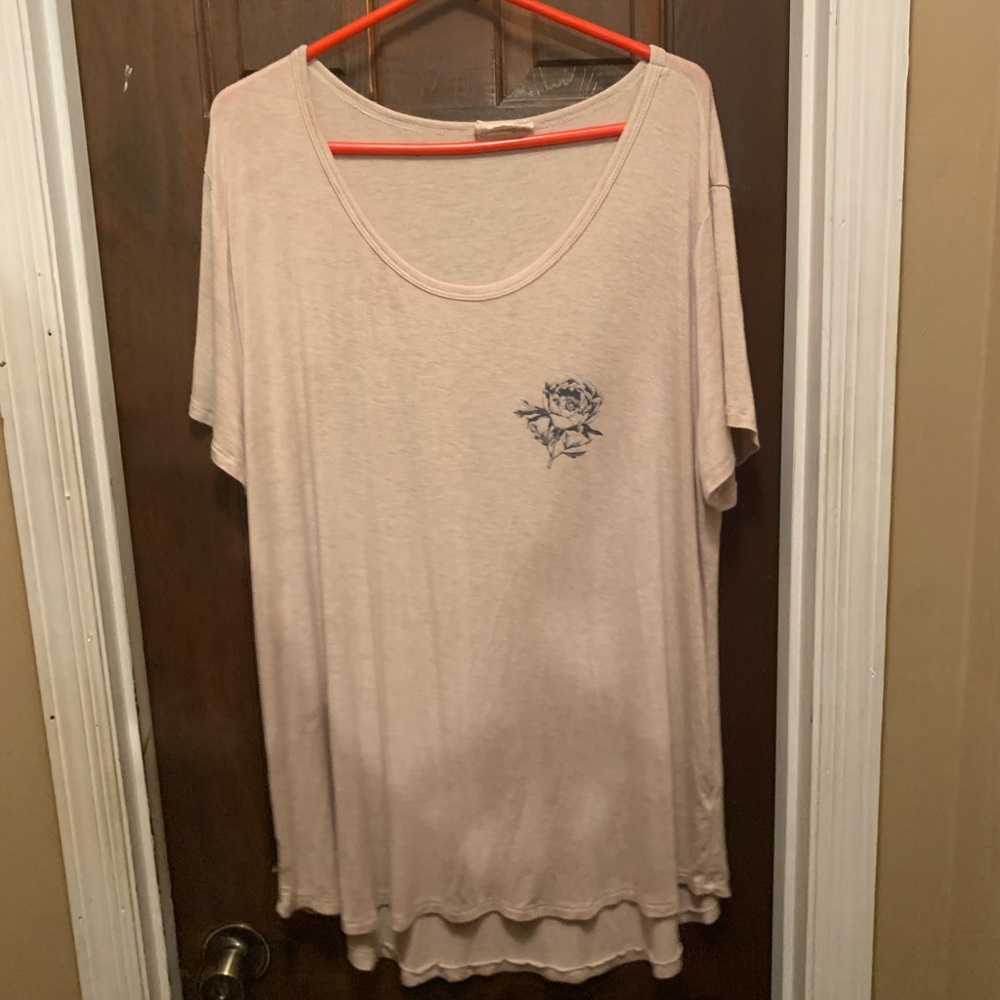 Women’s 2X French Pastry High-Low Tunic
